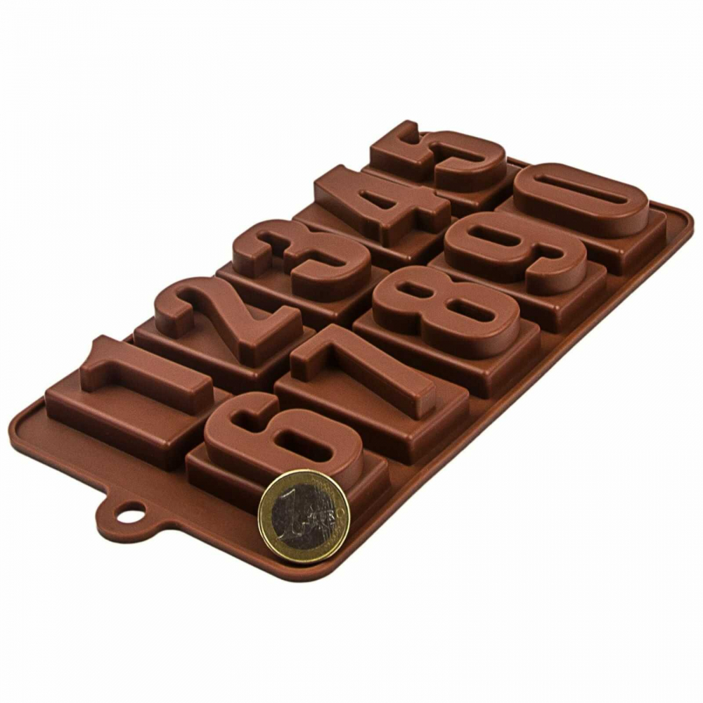 Forma ciocolata din silicon, Numere - Micostore.ro [6]