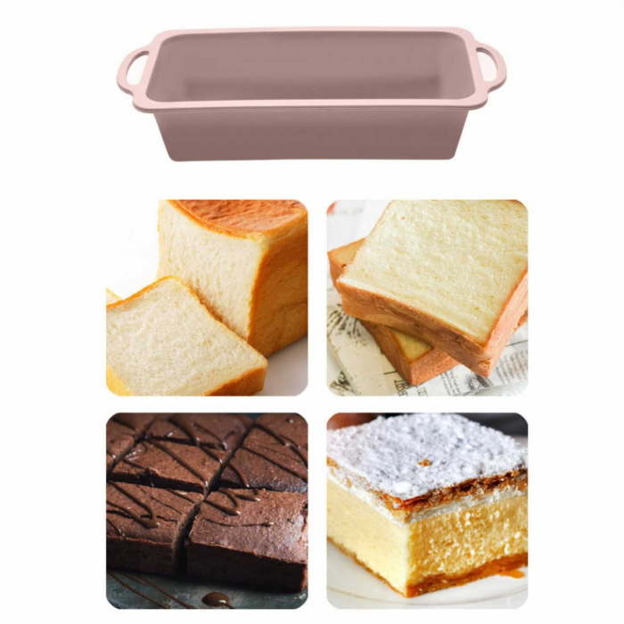 Forma pentru cozonac, chec, din silicon, Roz - Micostore.ro [4]