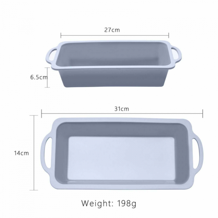 Forma pentru cozonac, chec, din silicon, Roz - Micostore.ro [3]