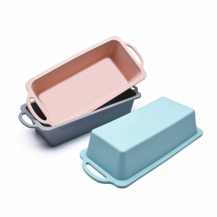 Forma pentru cozonac, chec, din silicon, Roz - Micostore.ro [2]
