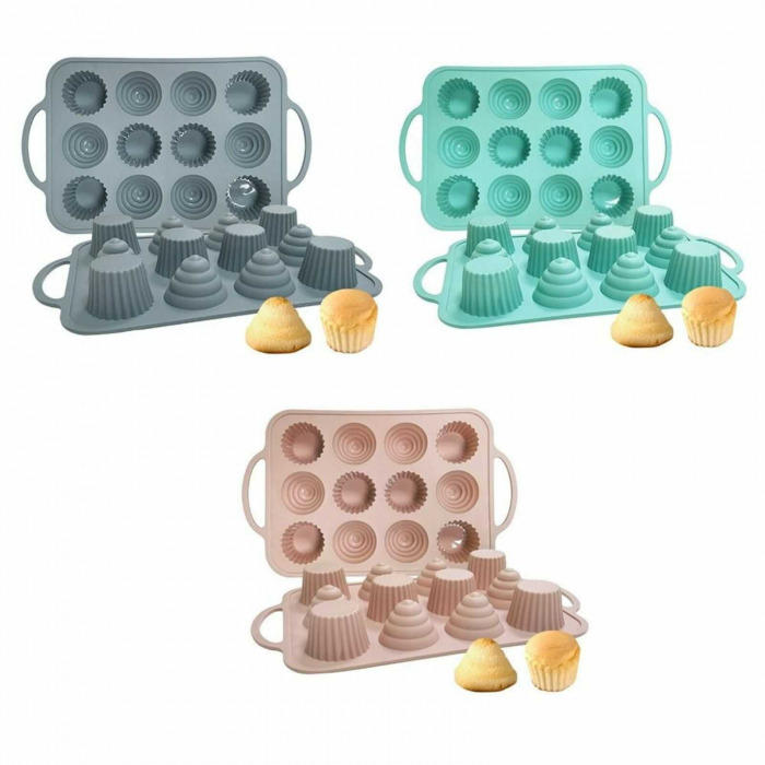 Forme Silicon Briose, Tavi pentru Copt Prajituri - Micostore.ro [3]