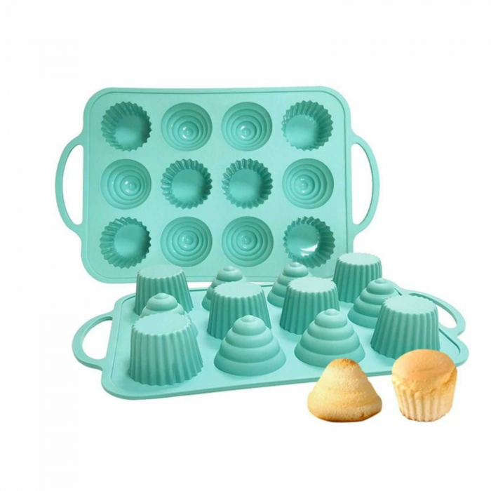 Forme Silicon Briose, Tavi pentru Copt Prajituri - Micostore.ro [4]