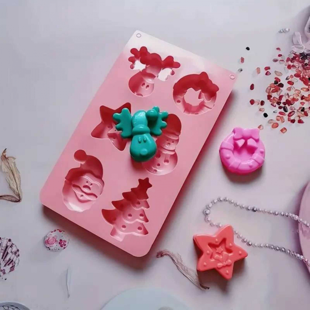 Formă Silicon Crăciun pentru Ciocolată, Prajituri, Turta Dulce [2]