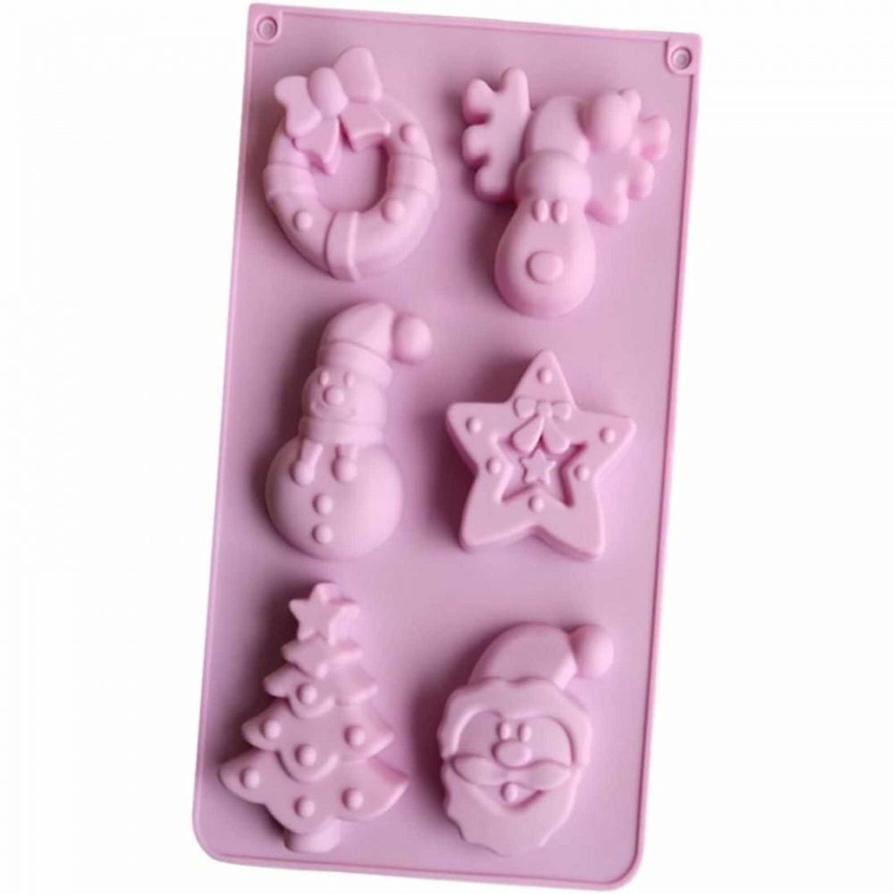 Formă Silicon Crăciun pentru Ciocolată, Prajituri, Turta Dulce [7]