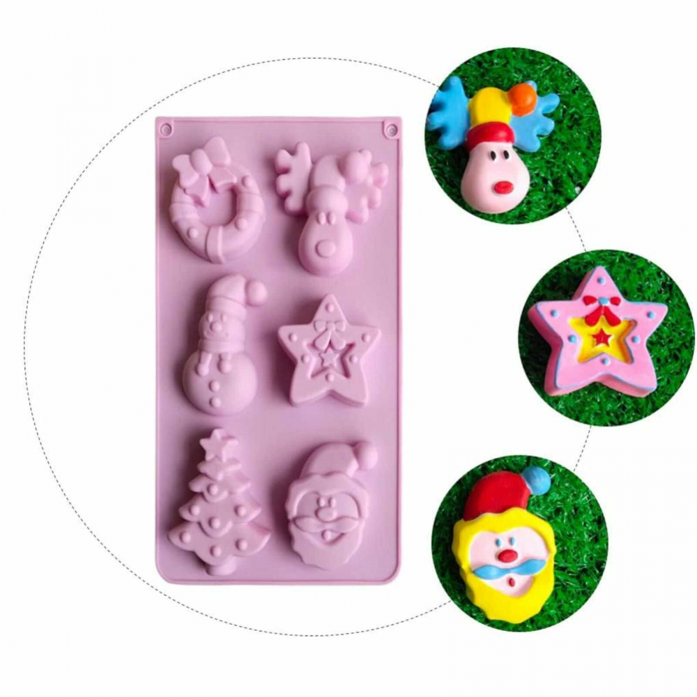Formă Silicon Crăciun pentru Ciocolată, Prajituri, Turta Dulce [6]