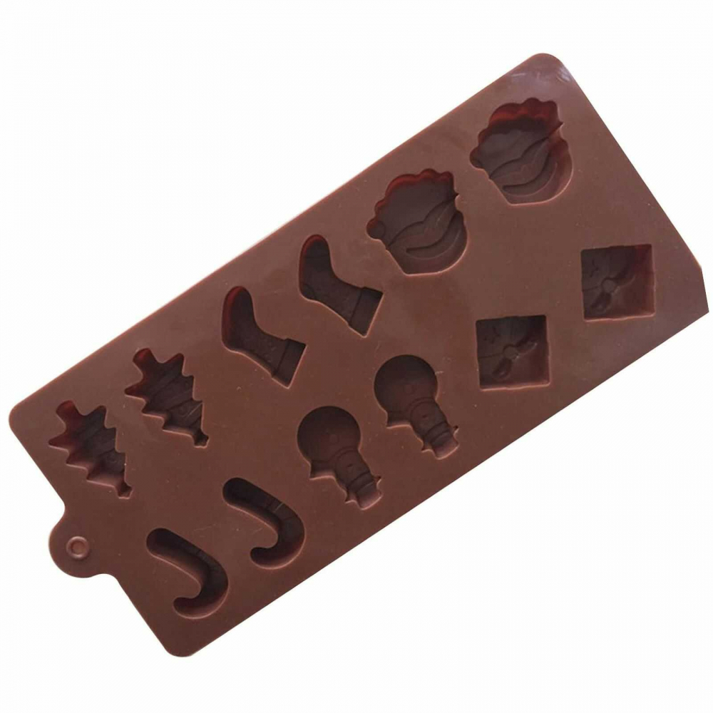 Forma de Silicon pentru Ciocolată, Matrita 12 Cavitati, Craciun - Micostore [9]