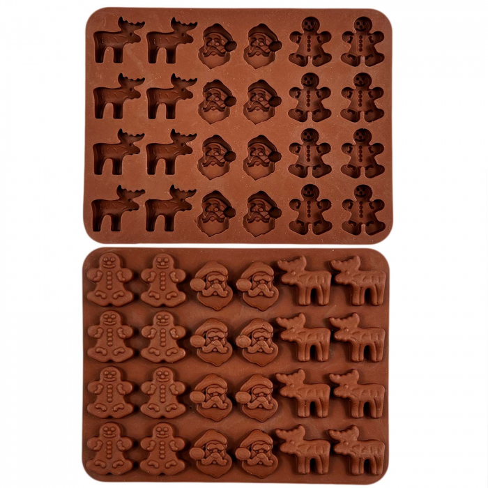 Forma silicon pentru ciocolata, Model Craciun - Micostore.ro [2]