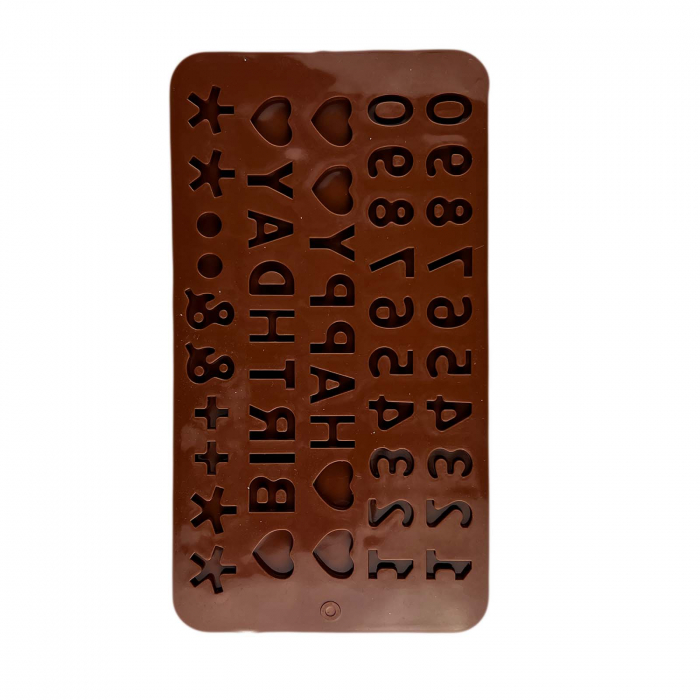 Forma silicon pentru jeleuri si ciocolata, Model Happy Birthday [4]