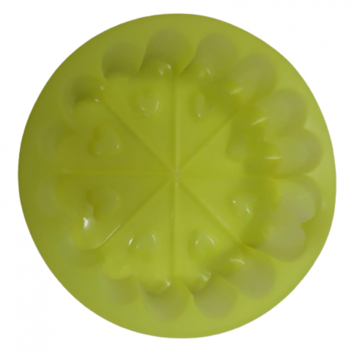 Tava in forma de inima din silicon pentru tarte, tort si prajituri [2]