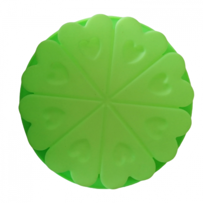 Tava in forma de inima din silicon pentru tarte, tort si prajituri [3]