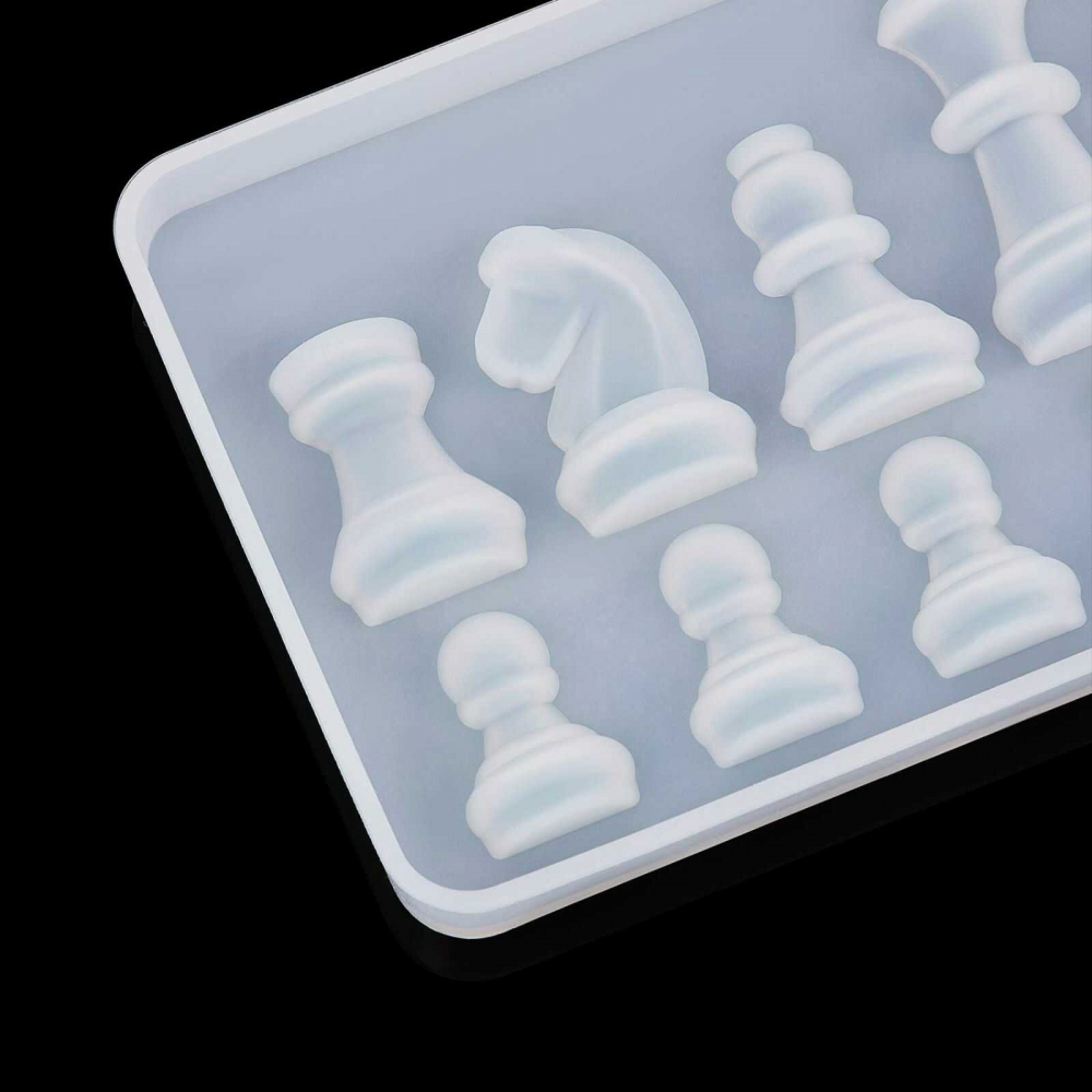 Mulaje si Forme Silicon pentru Ciocolata de Casa, Piese de Sah [6]