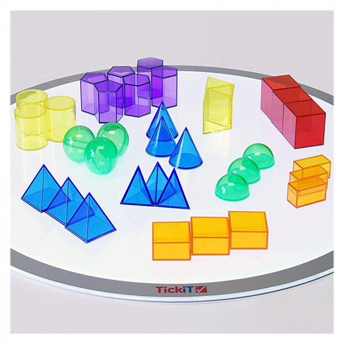 Forme geometrice 3D transparente, TickiT, 3-10 ani [4]