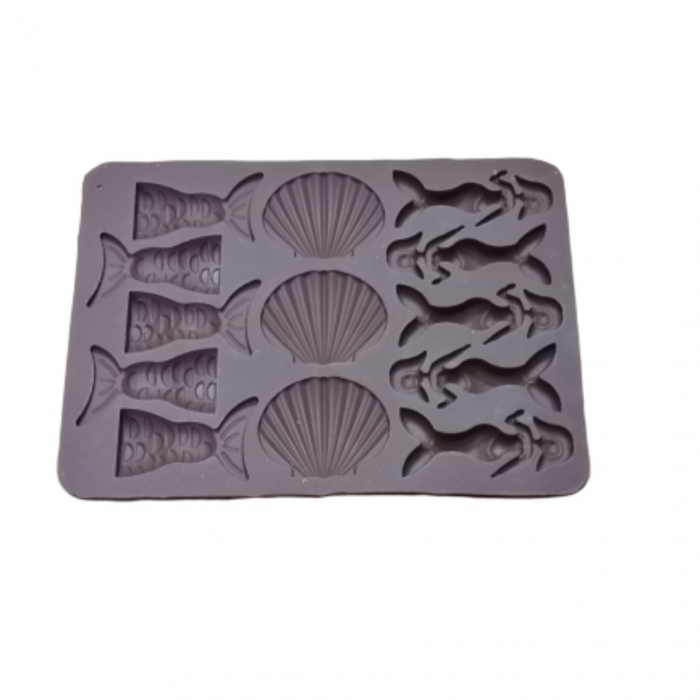 Forme silicon pentru jeleuri de casa, ciocolata in forma de sirena. [3]