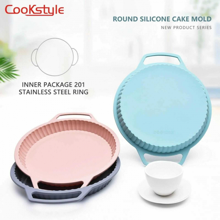 Forme de Silicon Rotunde pentru Tarte si Prajituri - Micostore.ro [2]