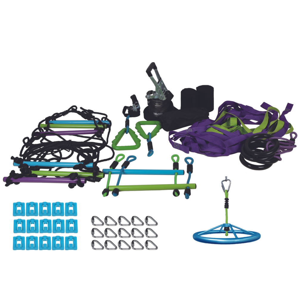 Franghie cu obstacole Ninja Ultimate (17 m), copii varsta 5 ani+,8 ani+ [2]