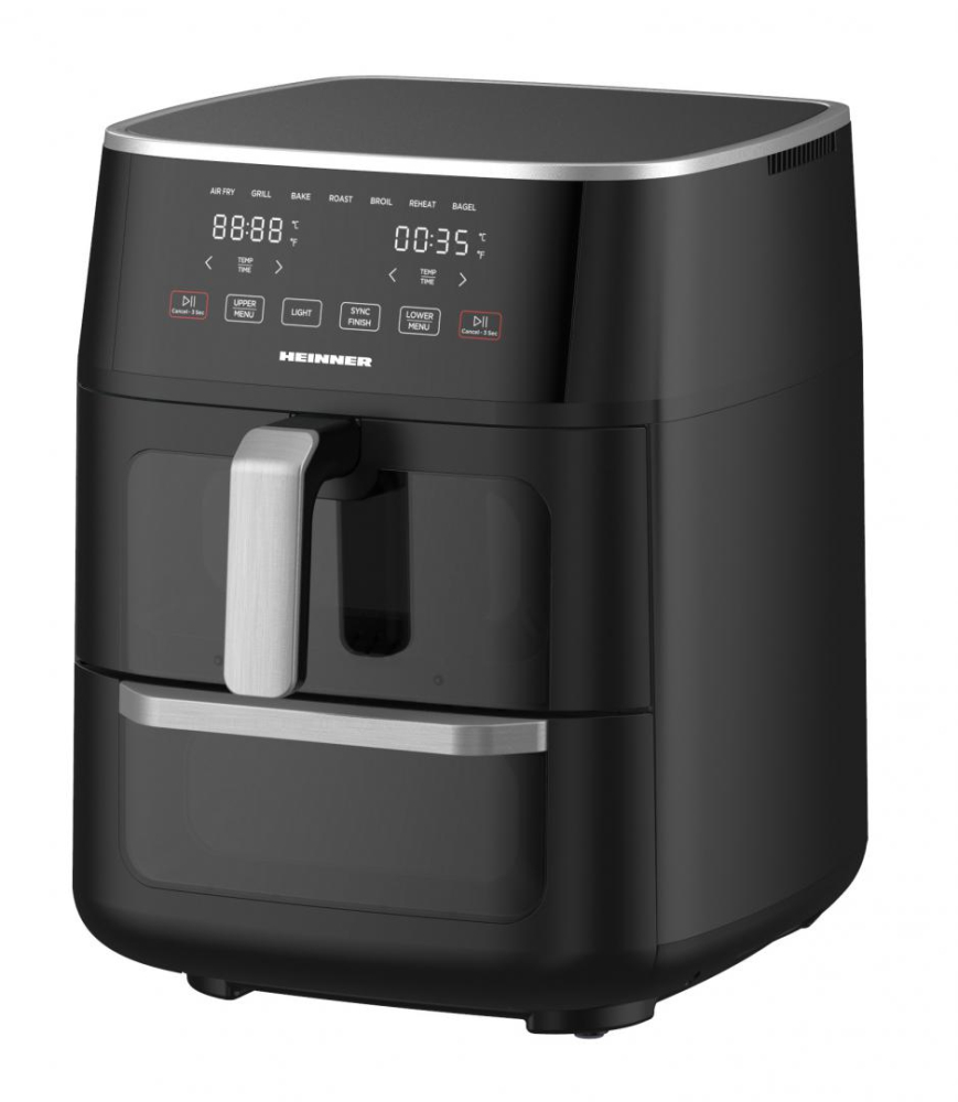 Friteuza dubla cu aer cald heinner ovenfry cook hafo-m11bk1700 [3]
