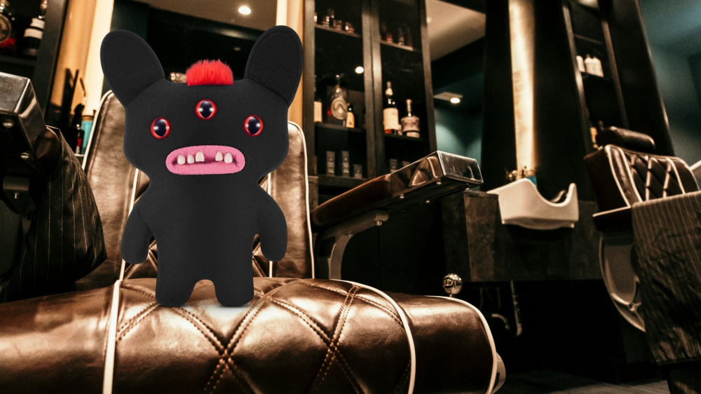 Fuggler - Jucarie de plus, 23 cm - Ciudateii cu par, Reeko - Mohawk - BlackÂ  copii varsta 3-5 ani|5-7 ani|7-9 ani|9-12 ani|12-14 ani|14-18 ani [3]