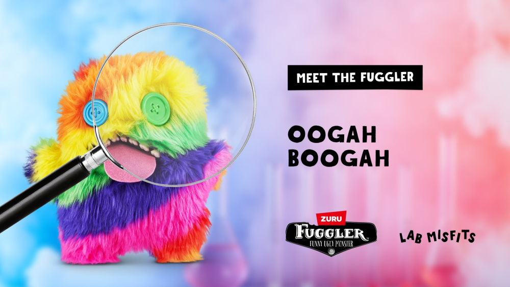 Fuggler - Jucarie de plus, 23 cm - Ciudateii din laborator, OOGAH BOOGAH copii varsta 3 ani + [7]