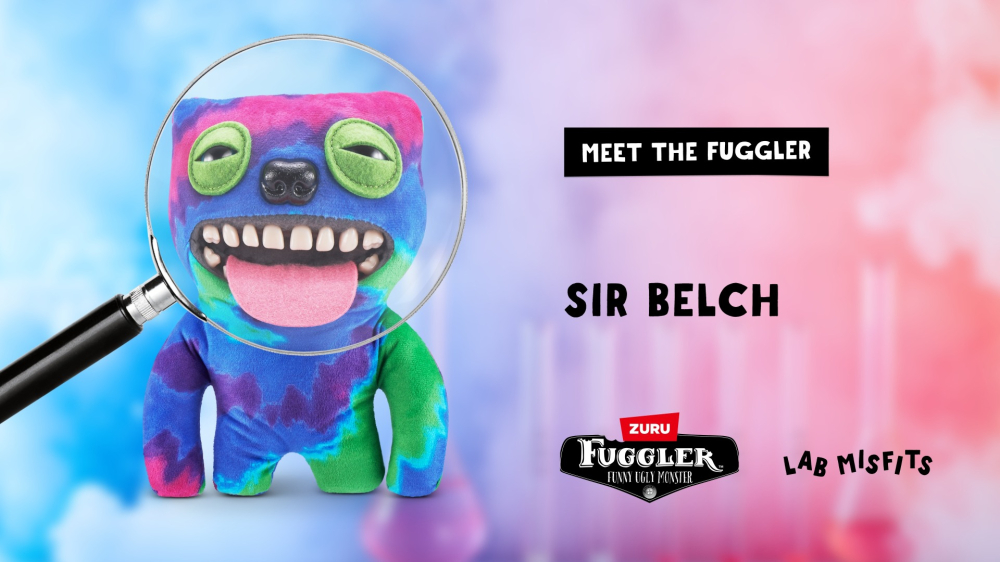 Fuggler - Jucarie de plus, 23 cm - Ciudateii din laborator, SIR BELCH copii varsta 3 ani + [7]