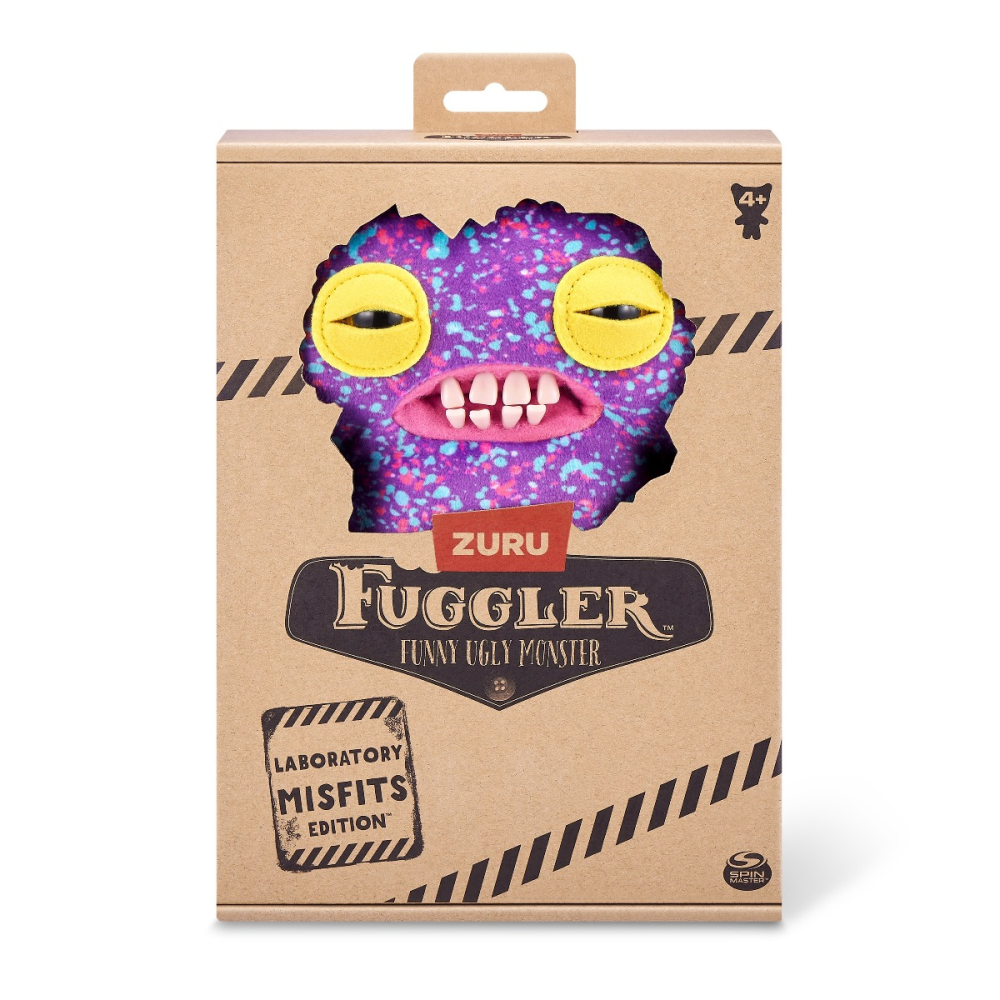 Fuggler - Jucarie de plus, 23 cm - Ciudateii din laborator, SQUIDGE - PURPLE copii varsta 3 ani + [5]