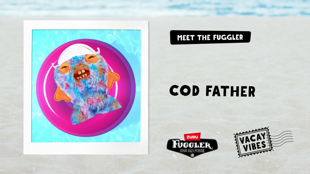 Fuggler - Jucarie de plus, 23 cm - Ciudateii in vacanta, Cod Father - multi copii varsta 3 ani + [6]