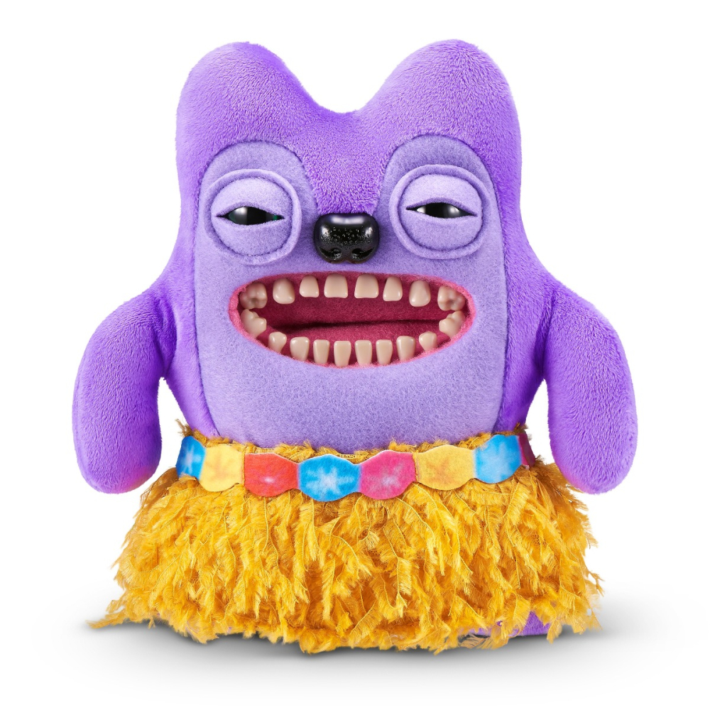 Fuggler - Jucarie de plus, 23 cm - Ciudateii in vacanta, Greedy Grinner, purple copii varsta 3 ani + [1]