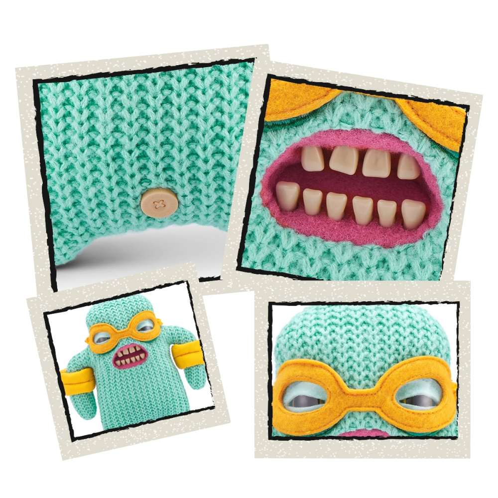 Fuggler - Jucarie de plus, 23 cm - Ciudateii in vacanta, Mr Needles - mint copii varsta 3 ani + [3]