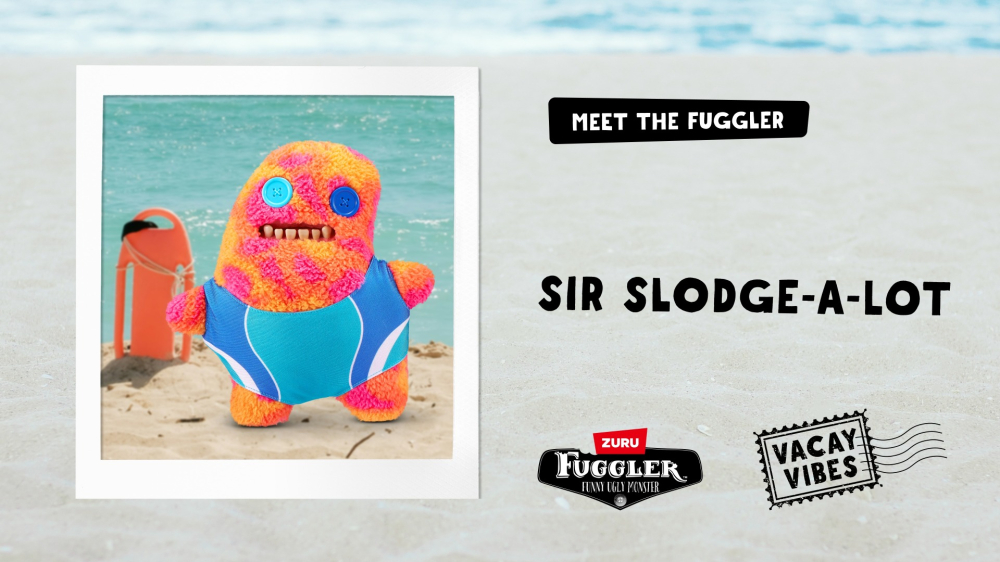 Fuggler - Jucarie de plus, 23 cm - Ciudateii in vacanta, Sir Splodge, copii varsta 3 ani + [6]