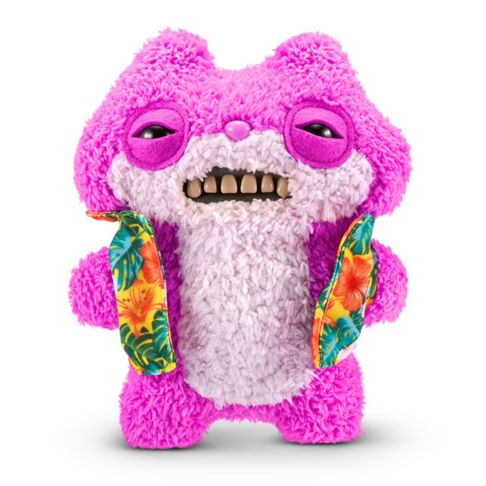 Fuggler - Jucarie de plus, 23 cm - Ciudateii in vacanta, Sketchy Squirrel, pink copii varsta 3 ani + [1]