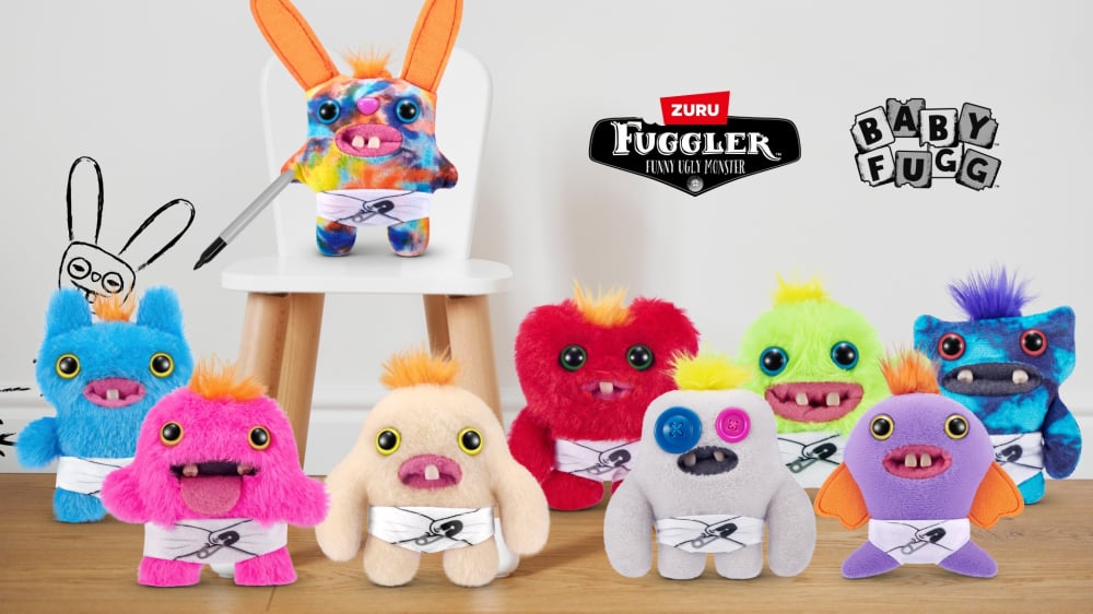 Fuggler - Jucarie de plus, 9 cm - Bebe ciudatei, Oogah Boogah copii varsta 3 ani + [8]