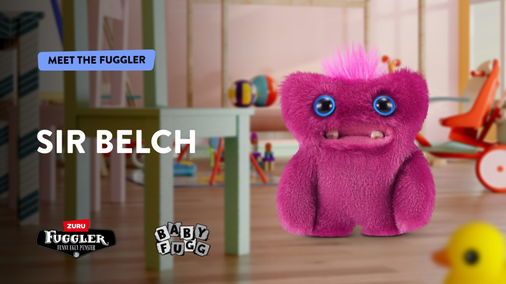 Fuggler - Jucarie de plus, 9 cm - Bebe ciudatei, S4 Sir Belch - red copii varsta 3-5 ani|5-7 ani|7-9 ani|9-12 ani|12-14 ani|14-18 ani [4]