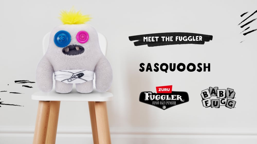 Fuggler - Jucarie de plus, 9 cm - Bebe ciudatei, SaBQuoosh copii varsta 3 ani + [7]