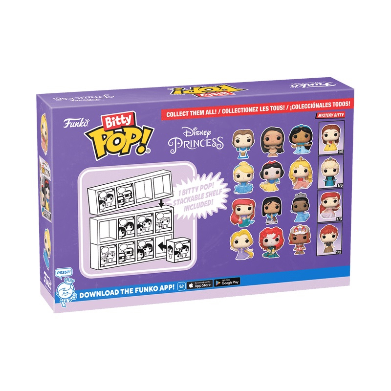 Funko Bitty POP: Disney P- Ariel 4PK varsta 3-5 ani ,5-7 ani ,7-9 ani ,9-12 ani ,12-14 ani ,14-18 ani ,18+, Unisex [6]