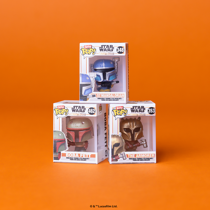Funko Bitty POP: Mandalorian-Â Heavy Mandalorian 4PK? varsta 3-5 ani ,5-7 ani ,7-9 ani ,9-12 ani ,12-14 ani ,14-18 ani ,18+, Unisex [2]