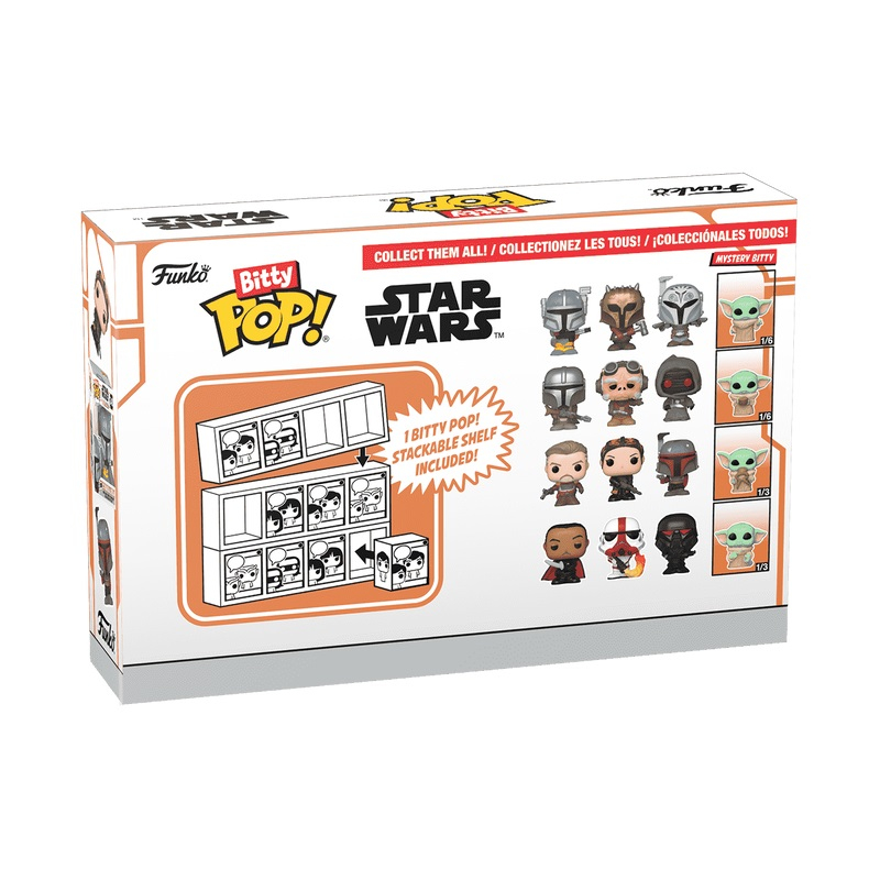 Funko Bitty POP: Mandalorian-Â Marshal 4PK? varsta 3-5 ani ,5-7 ani ,7-9 ani ,9-12 ani ,12-14 ani ,14-18 ani ,18+, Unisex [4]