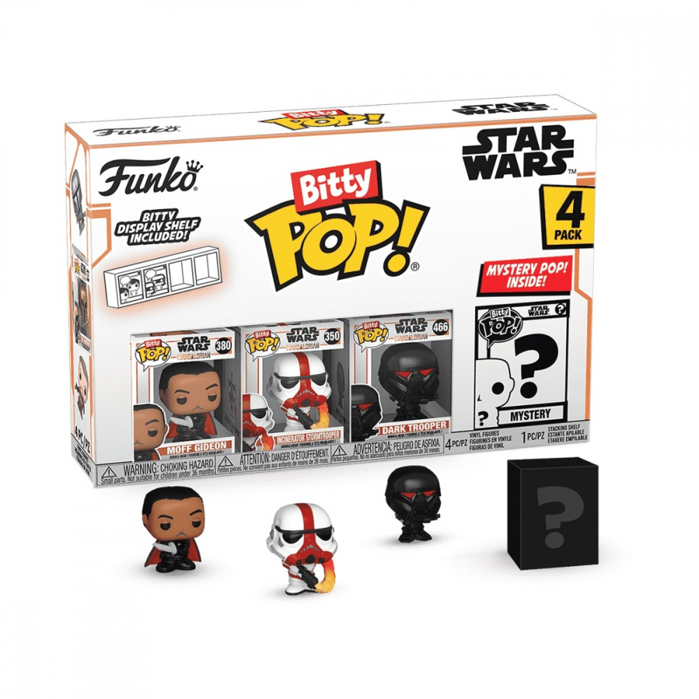 Funko Bitty POP: Mandalorian-Â Moff Gideon 4PK? varsta 3-5 ani ,5-7 ani ,7-9 ani ,9-12 ani ,12-14 ani ,14-18 ani ,18+, Unisex [1]