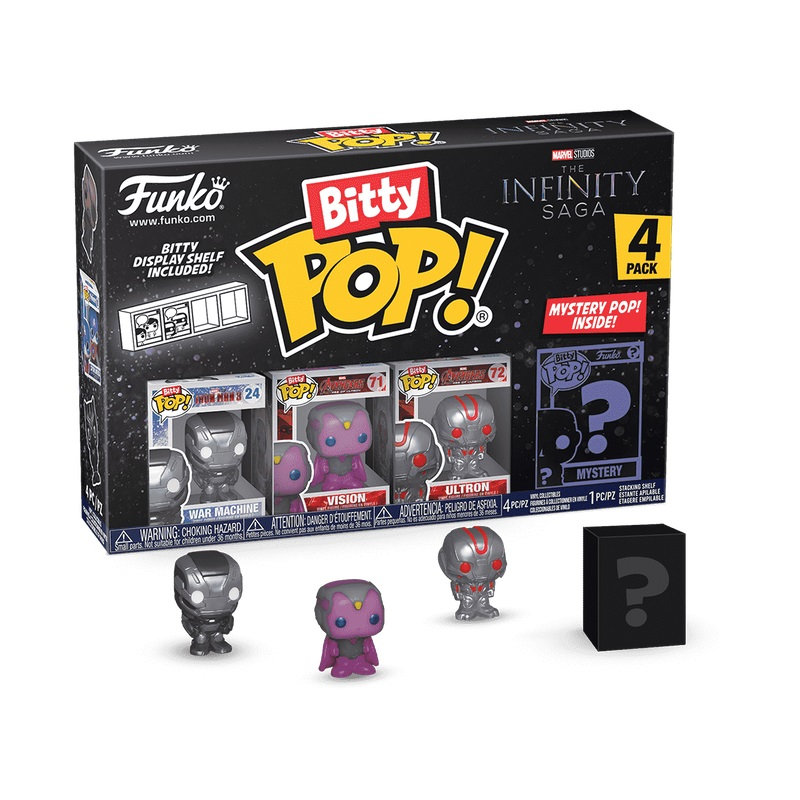 Funko Bitty POP: Marvel- Iron Man 4PK varsta 3-5 ani ,5-7 ani ,7-9 ani ,9-12 ani ,12-14 ani ,14-18 ani ,18+, Unisex [1]