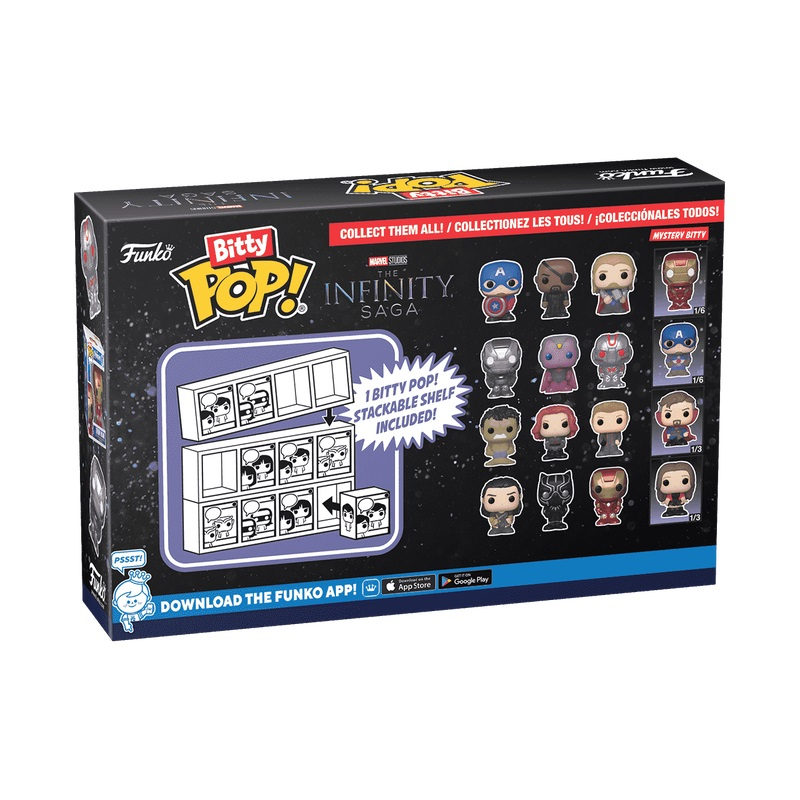Funko Bitty POP: Marvel- Iron Man 4PK varsta 3-5 ani ,5-7 ani ,7-9 ani ,9-12 ani ,12-14 ani ,14-18 ani ,18+, Unisex [2]