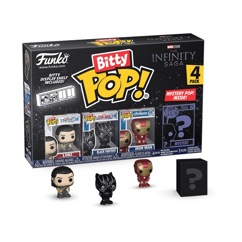 Funko Bitty POP: Marvel- Loki 4PK varsta 3-5 ani ,5-7 ani ,7-9 ani ,9-12 ani ,12-14 ani ,14-18 ani ,18+, Unisex [1]