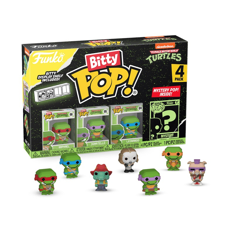 Funko Bitty POP: TMNT- 8-Bit 4PK varsta 3-5 ani ,5-7 ani ,7-9 ani ,9-12 ani ,12-14 ani ,14-18 ani ,18+, Unisex [1]