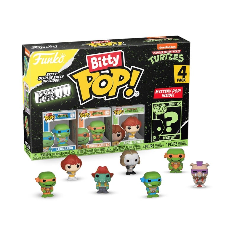 Funko Bitty POP: TMNT- Leonardo 4PK varsta 3-5 ani ,5-7 ani ,7-9 ani ,9-12 ani ,12-14 ani ,14-18 ani ,18+, Unisex [1]