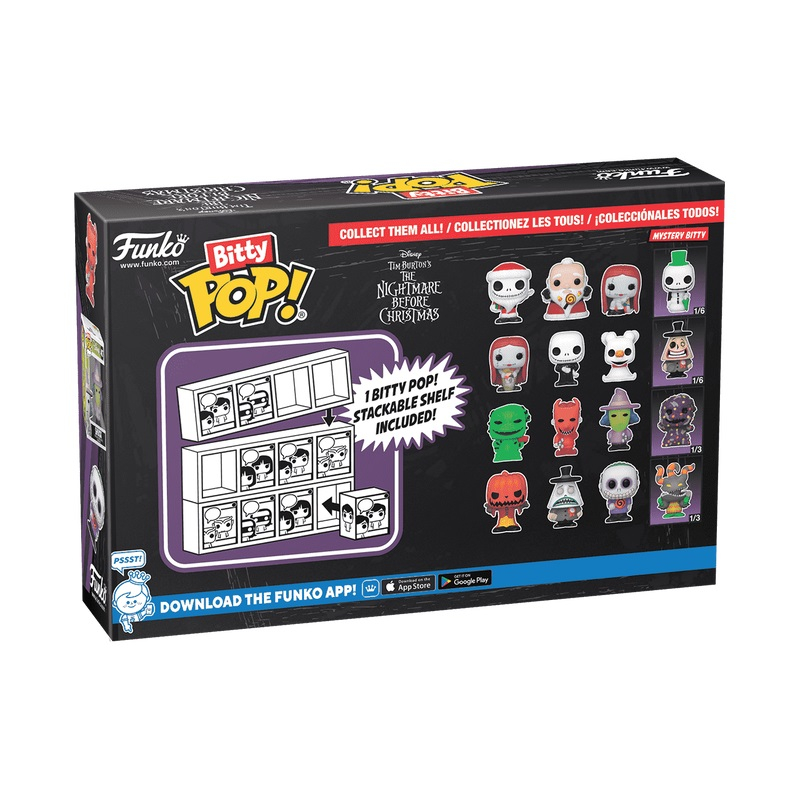 Funko Bitty POP: TNBC- Oogie Boogie 4PK varsta 3-5 ani ,5-7 ani ,7-9 ani ,9-12 ani ,12-14 ani ,14-18 ani ,18+, Unisex [3]