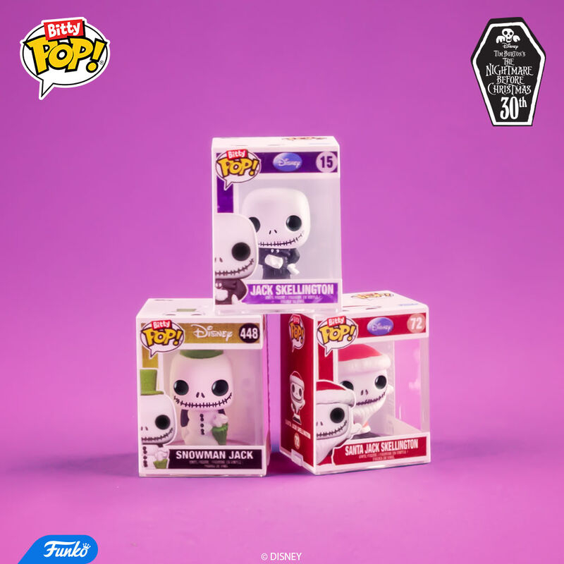 Funko Bitty POP: TNBC- Santa Jack 4PK varsta 3-5 ani ,5-7 ani ,7-9 ani ,9-12 ani ,12-14 ani ,14-18 ani ,18+, Unisex [2]