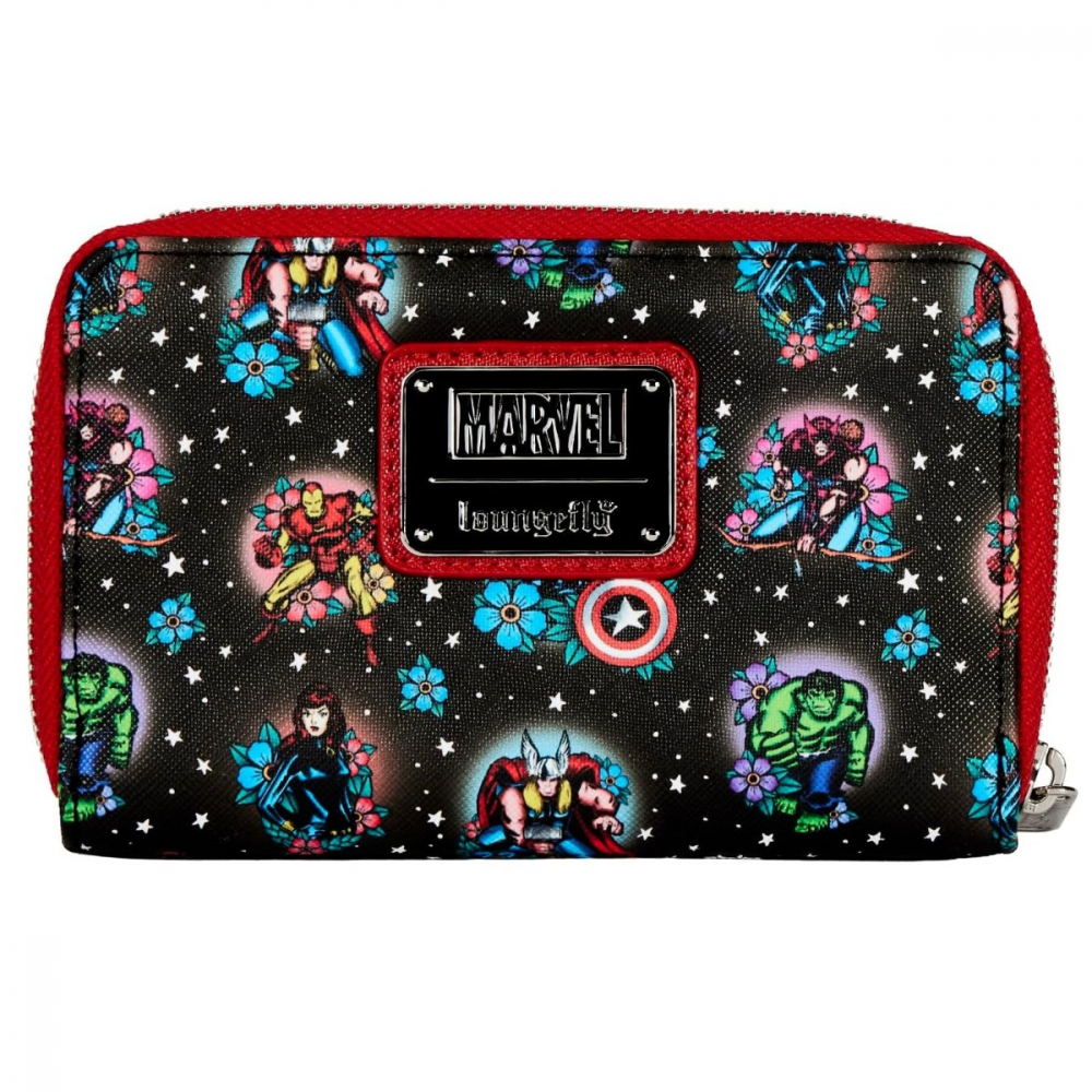 Funko LF: Marvel Avengers Tattoo Zip Around Wallet varsta 3-5 ani ,5-7 ani ,7-9 ani ,9-12 ani ,12-14 ani ,14-18 ani ,18+, Unisex [1]
