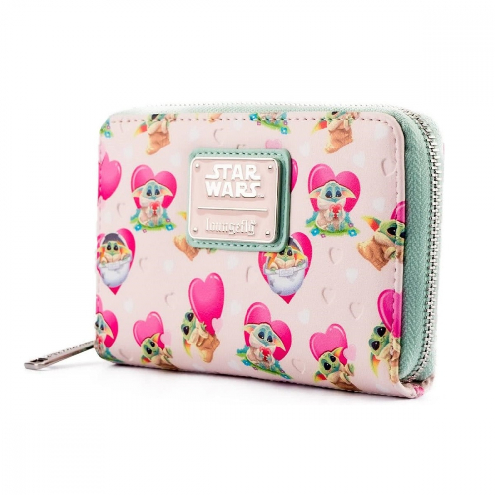 Funko LF: Sw Mandalorian Grogu Valentines Zip Around Wallet varsta 3-5 ani ,5-7 ani ,7-9 ani ,9-12 ani ,12-14 ani ,14-18 ani ,18+, Unisex [2]