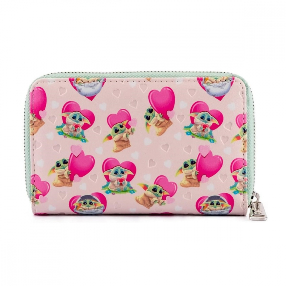 Funko LF: Sw Mandalorian Grogu Valentines Zip Around Wallet varsta 3-5 ani ,5-7 ani ,7-9 ani ,9-12 ani ,12-14 ani ,14-18 ani ,18+, Unisex [4]