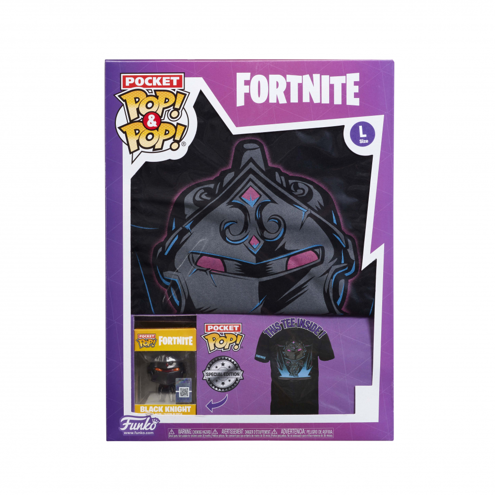 Funko Pocket Pop si tricou Black Knight L varsta 12-14 ani, Unisex [1]