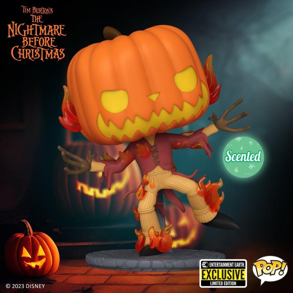 Funko POP Disney: TNBC 30th- Pumpkin King(SC) varsta 3-5 ani ,5-7 ani ,7-9 ani ,9-12 ani ,12-14 ani ,14-18 ani ,18+, Unisex [3]