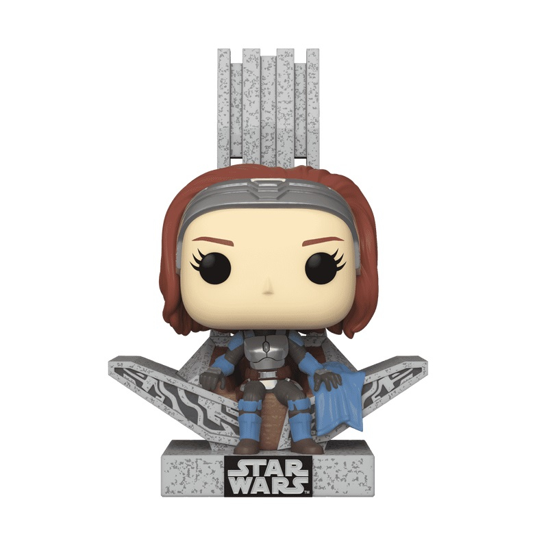 Funko POP DLX: MND S9 â€“ Bo Katan w/Throne varsta 3-5 ani ,5-7 ani ,7-9 ani ,9-12 ani ,12-14 ani ,14-18 ani ,18+, Unisex [2]