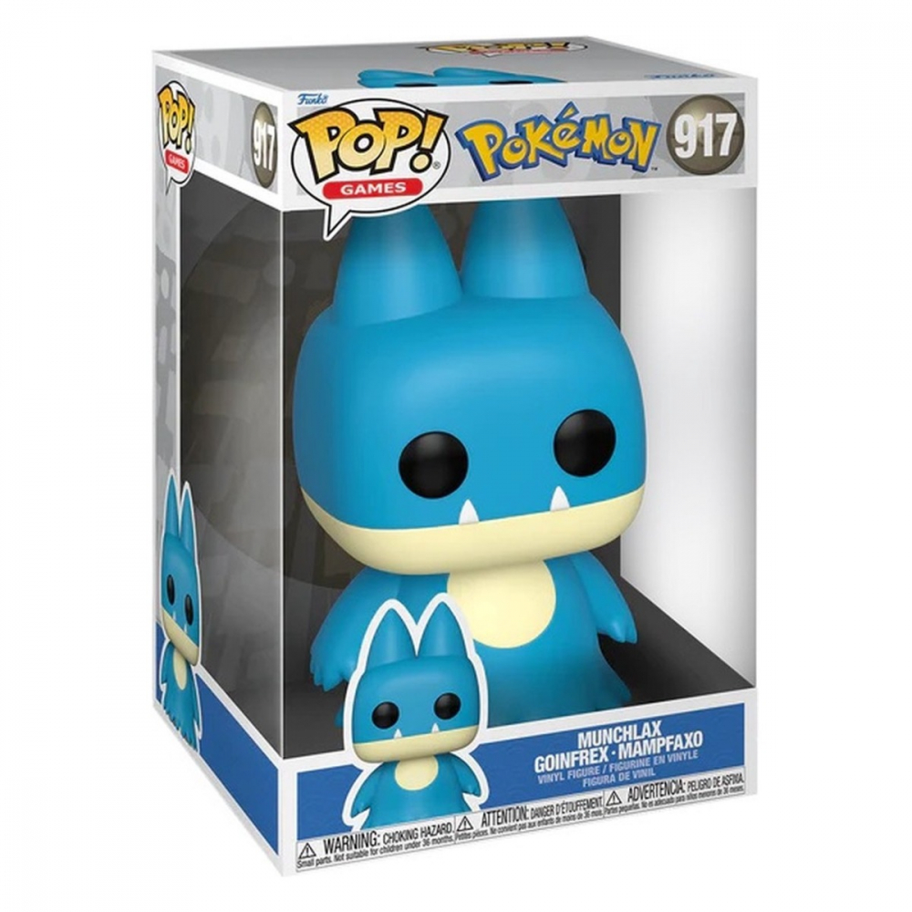 Funko POP Jumbo: Pokemon- Munchlax(EMEA) varsta 3-5 ani ,5-7 ani ,7-9 ani ,9-12 ani ,12-14 ani ,14-18 ani ,18+, Unisex [1]